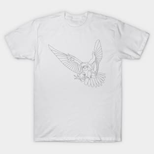 attack on eagle art zendoodle T-Shirt
